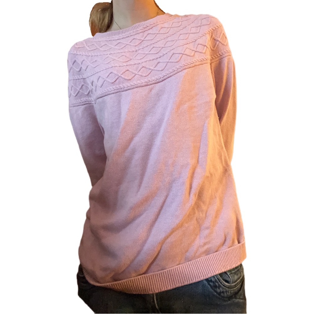 Pink talbots sweater